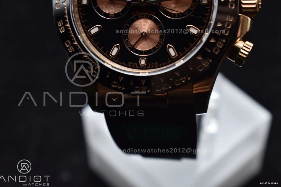 1:1 Dial Best on Edition Oysterflex SH 116518 753 Daytona Black APSF Strap RG Rubber Seasonal 0509